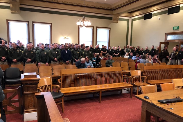 Over a Hundred Law Enforcement Attend Accused Killer Arraignment