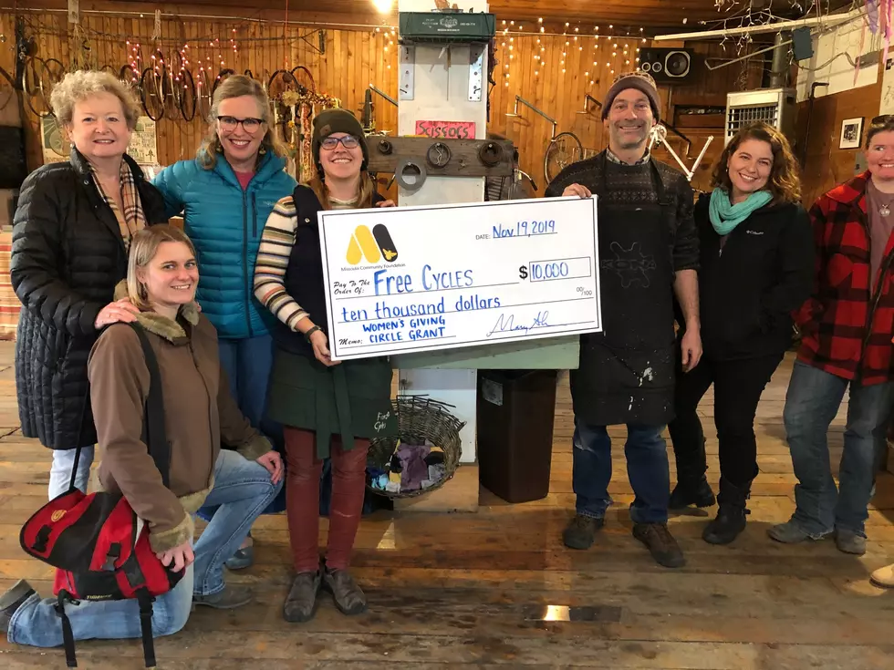 Missoula Free Cycles Receives $10,000 Grant from Women’s Group