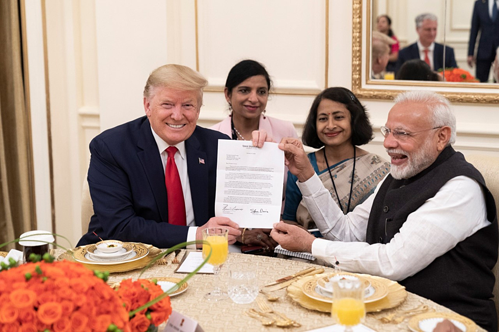 Trump Hand Delivers Daines’ Letter to India’s Prime Minister on Behalf of Montana Agriculture