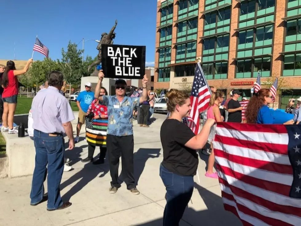 Small but Vocal Group Holds Back the Blue Gathering in Missoula
