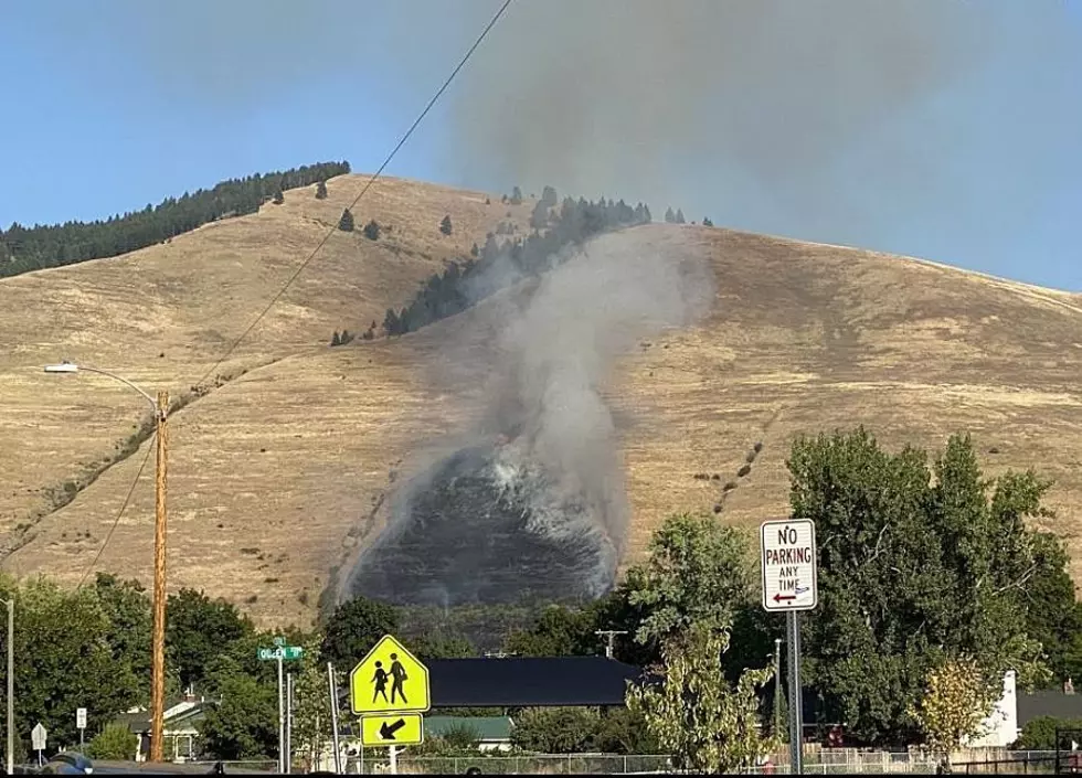 Fire Breaks Out on Missoula’s Mt. Sentinel, Choppers Are Dumping Water