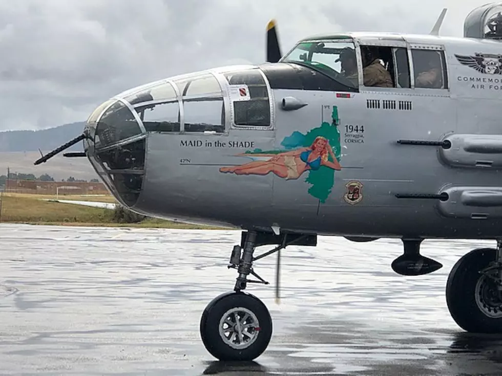 ‘Maid in the Shade’ WWII B-25 Bomber Visits Missoula