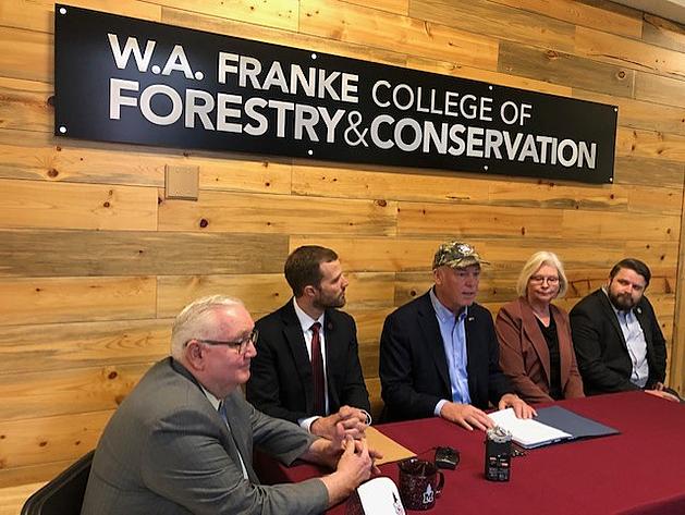 Governor at UM to Sign Bill for New Franke Forestry Building