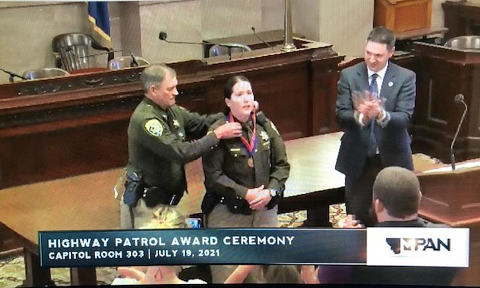 Heroic MHP Trooper Receives Medal of Valor for Helicopter Rescue