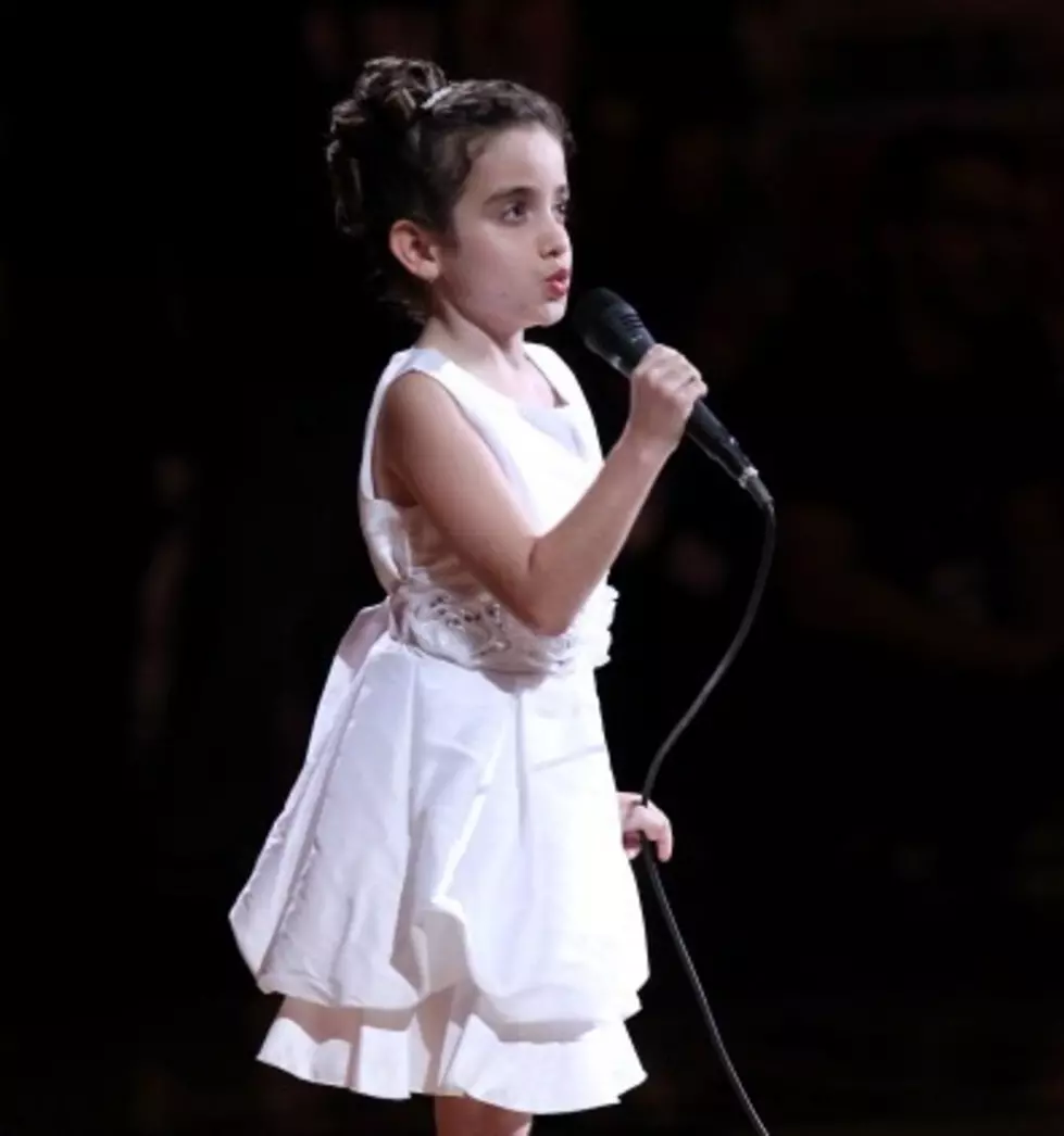 10 Year Old Julia Dale Wows NBA Finals Crowd With National Anthem! [VIDEO]