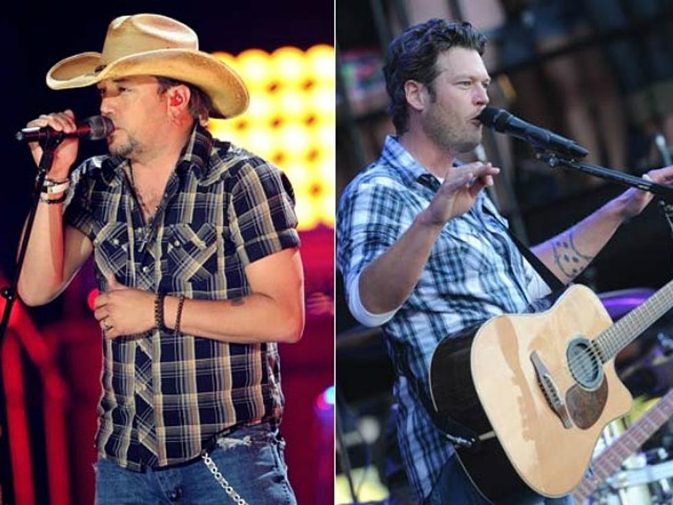 Jason Aldean, Blake Shelton Earn Multiple 2011 CMA Awards Nominations [VIDEO]