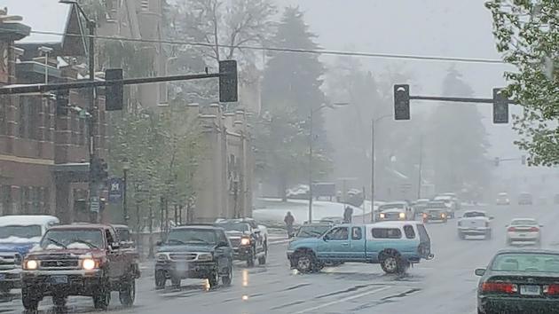 Spring Snow Storm Knocks Out Power for Thousands in Bozeman Area