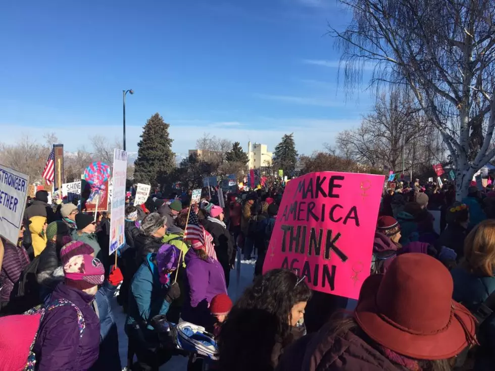 Thousands of People Fill the Streets of Helena at Women&#8217;s March