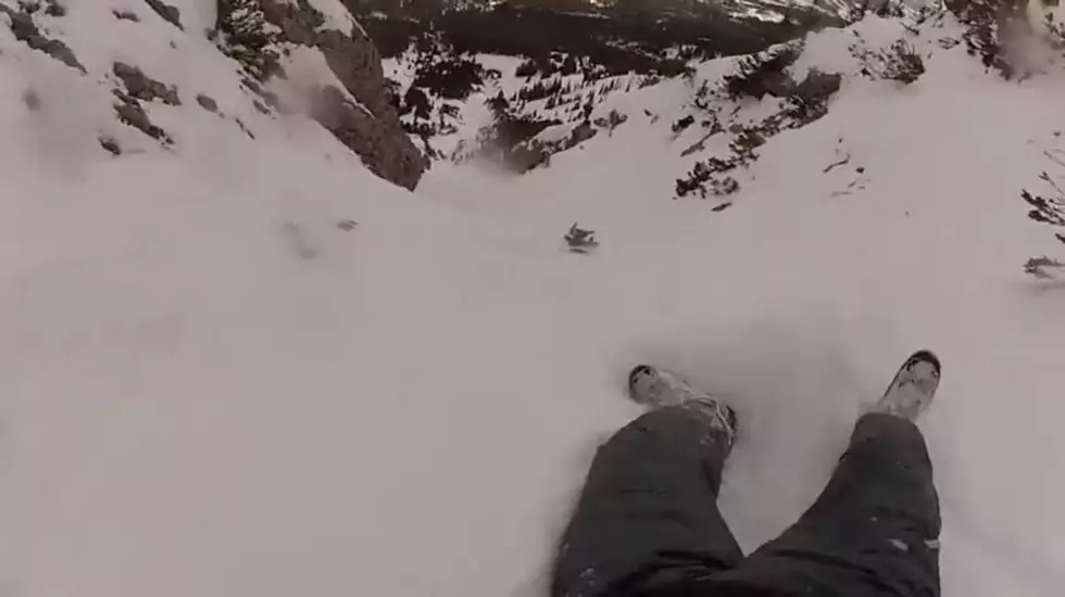 Snowboarder Falls Off Cliff at Bridger Bowl [WATCH]