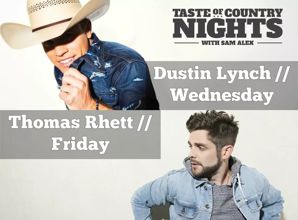 Dustin Lynch, Thomas Rhett on Taste of Country Nights