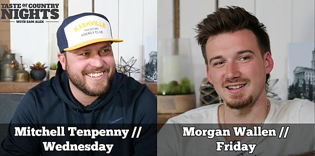 Special Guests On Taste Of Country Nights This Week