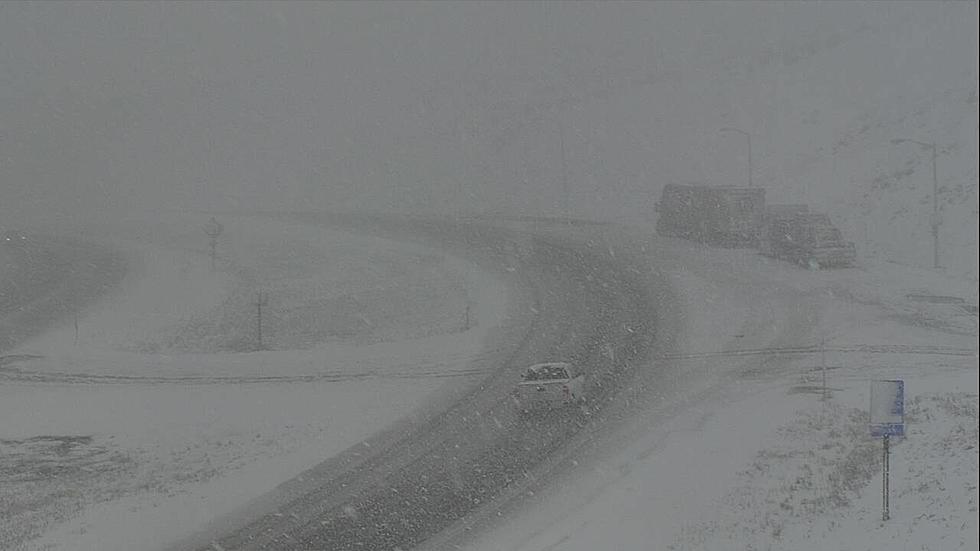 Wintry Mix Blasts Bozeman Pass Wednesday Morning