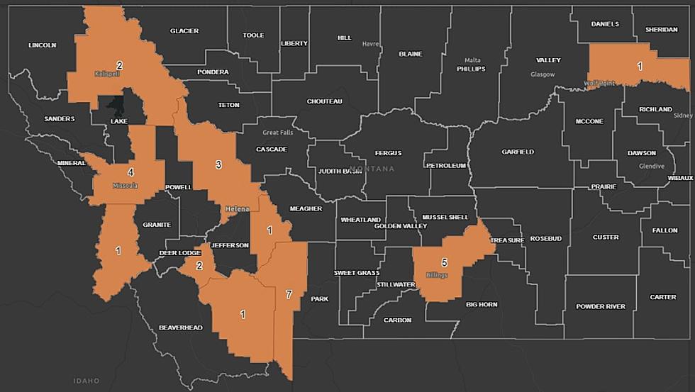 COVID-19 Map For Montana