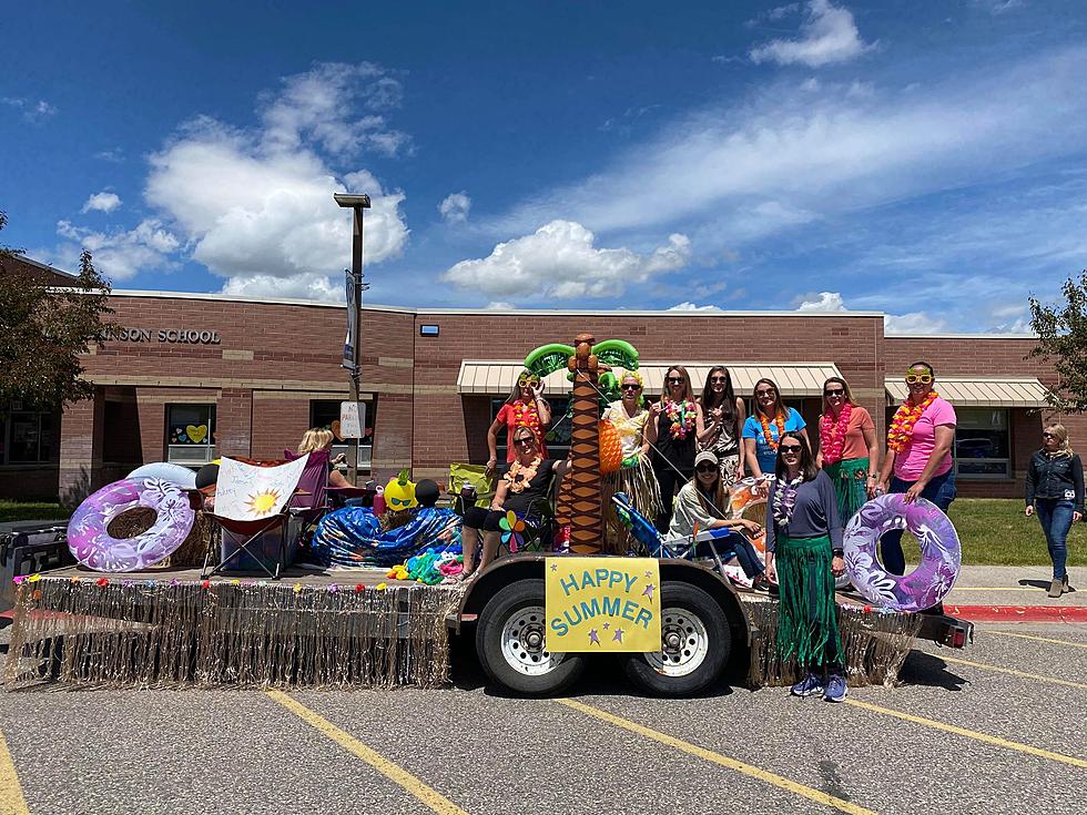 Emily Dickinson Teachers Hold Float Parade For Their Students
