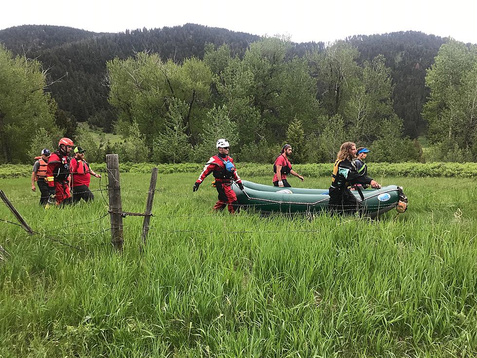 Rafters Get Dumped at House Rock on Gallatin River