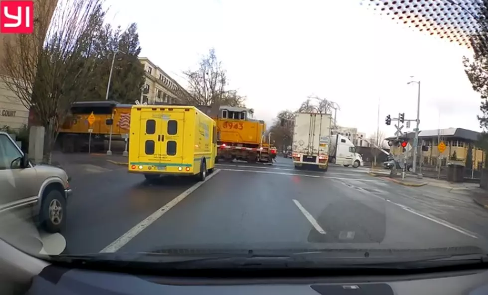 Train Plows Into Semi [Video]