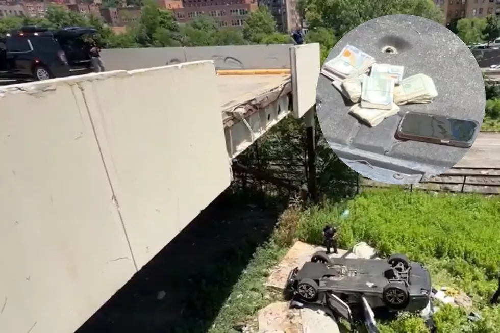 Porsche Mysteriously Plunges from Parking Garage in the Bronx