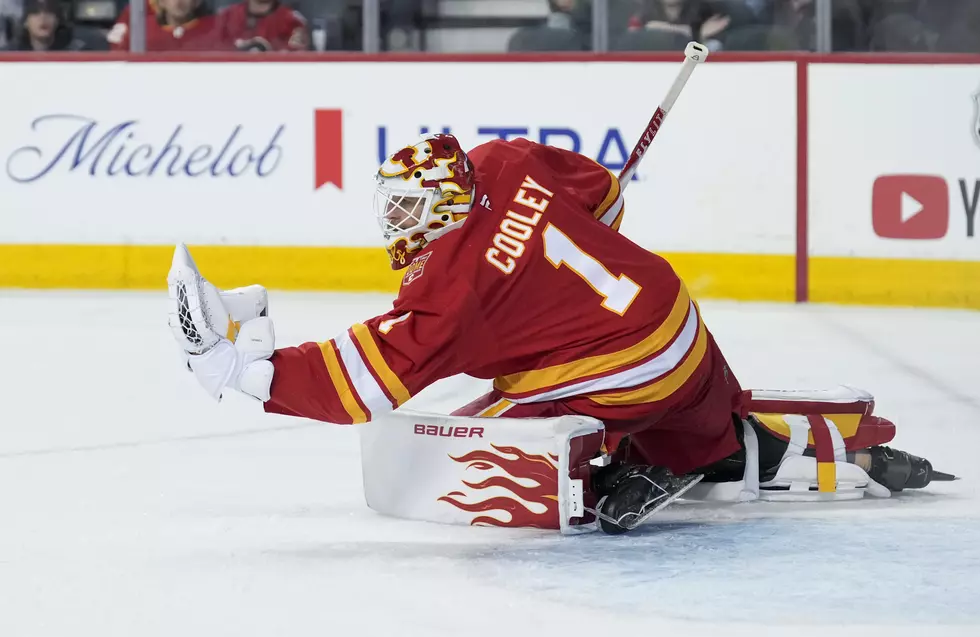 Calgary Goalie Is An Enthusiastic Gem