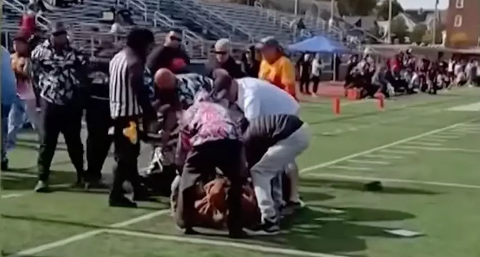 Referee and Coach Brawl During Youth Flag Football Game