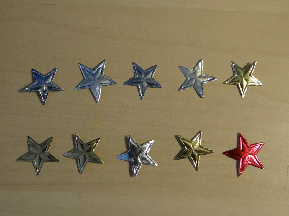 These Metallic Star Stickers