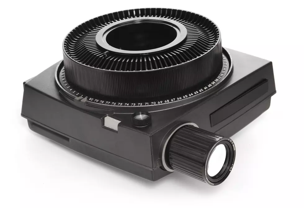 Slide Projector With Carousel