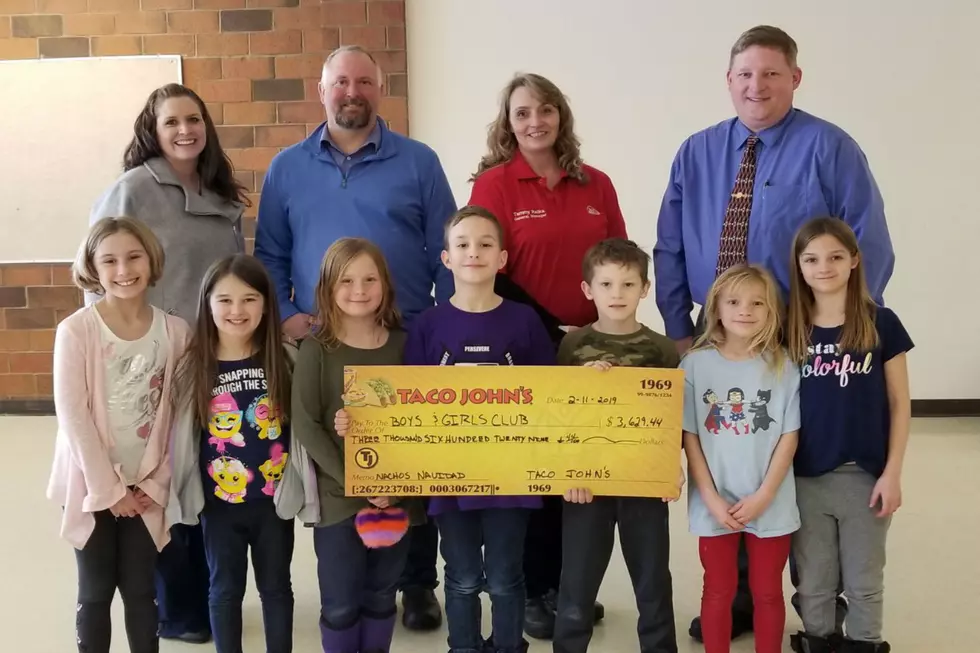 Taco John’s Donates Over $3k To Boys & Girls Club