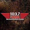 103.7 The Hawk logo