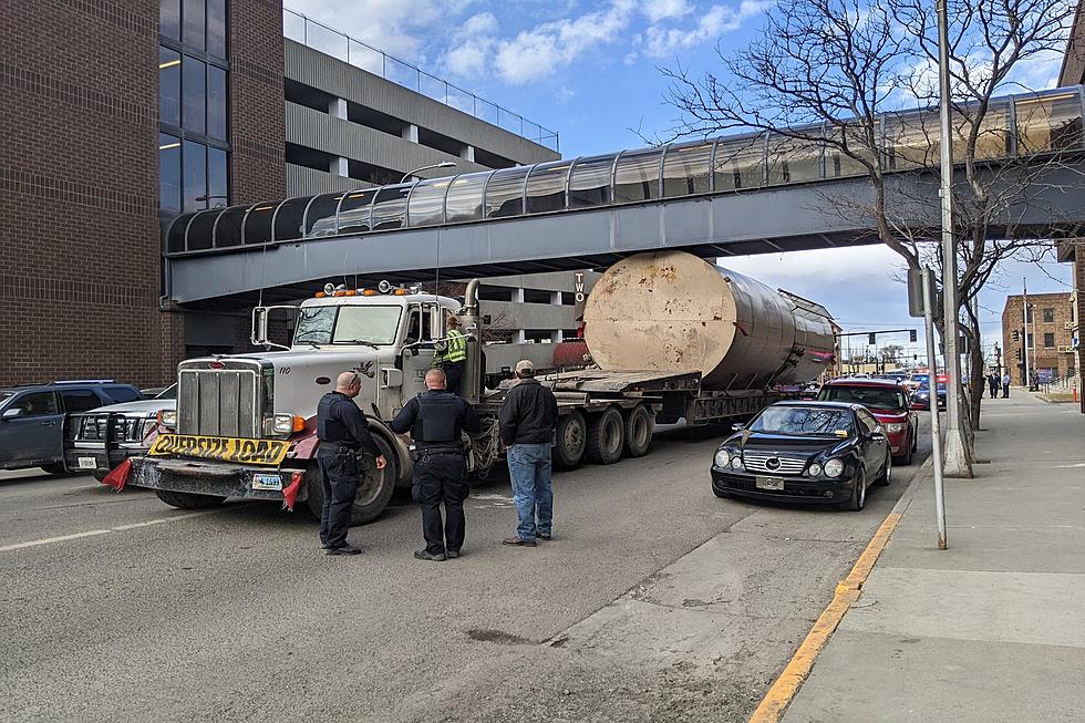 Again? Downtown Billings Sky Bridge Hit By Another Oversized Load