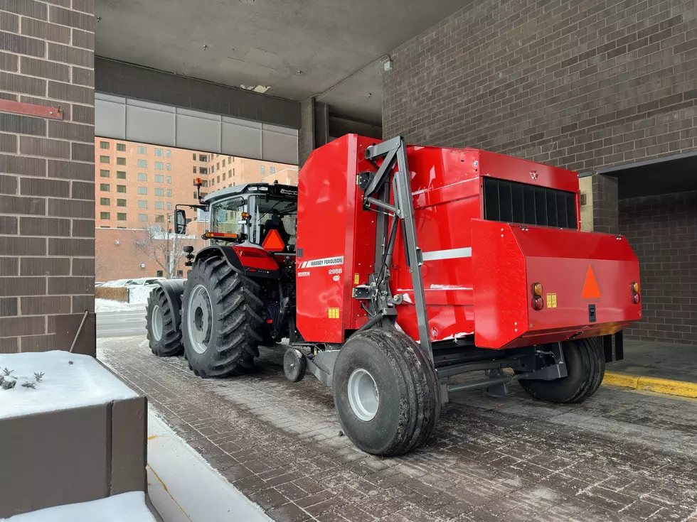 Why are there tractors at the DoubleTree in Downtown Billings?