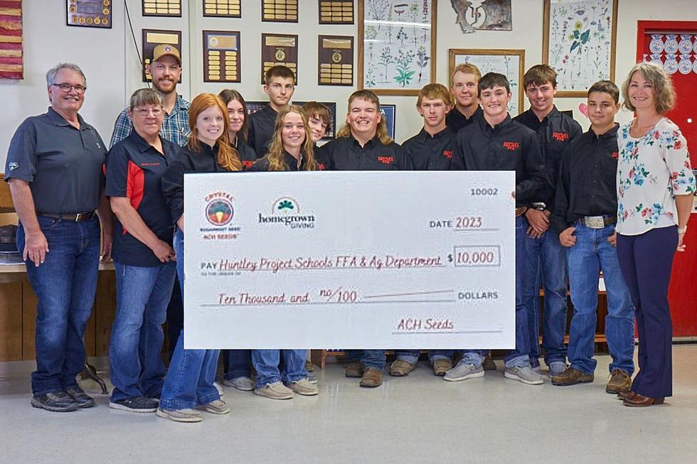 Huntley Project FFA & AG Receives $10K Donation To Fund Projects