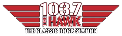 103.7 The Hawk logo