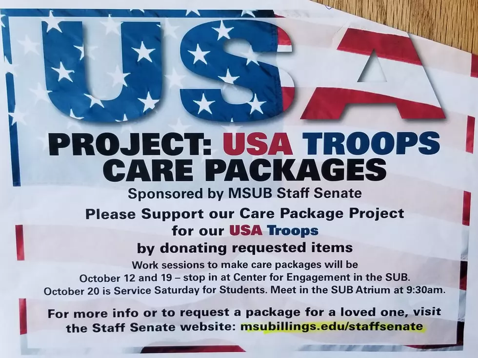 Hats Off to MSU-Billings Staff! Care Packages for Troops