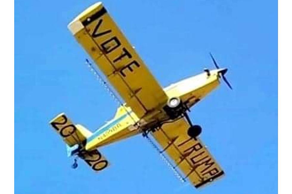 Photos/Video: The "Vote Trump" Plane Spotted Near Ballantine, Mon