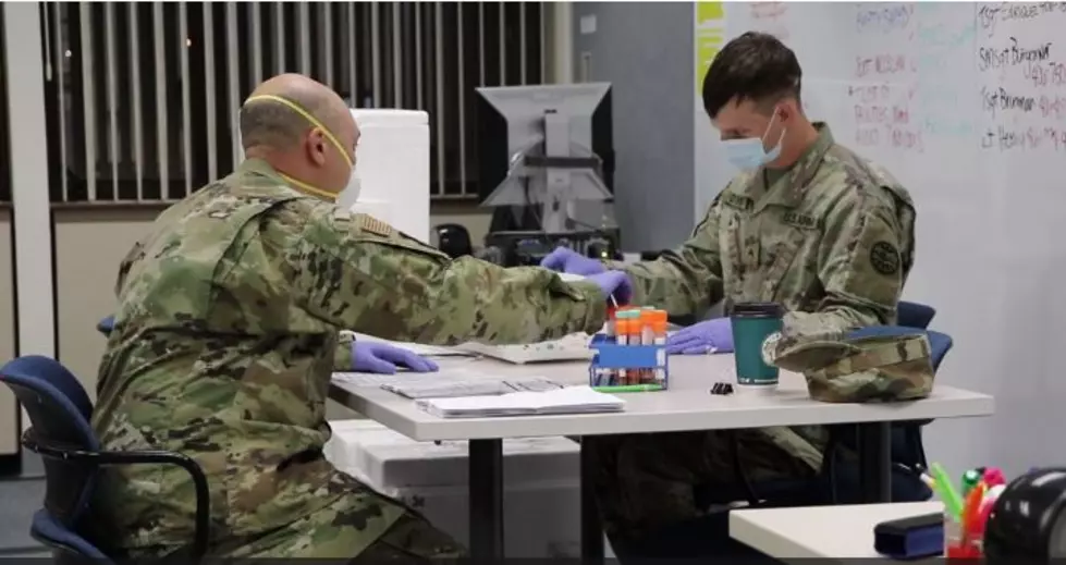 Montana National Guard Airmen Assisting State COVID Lab