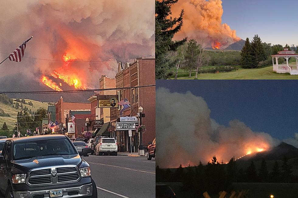 Flames Take Over Mt. Maurice, Evacs Near Red Lodge