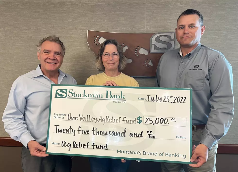 Stockman Bank Donates $75,000 to Flood Relief