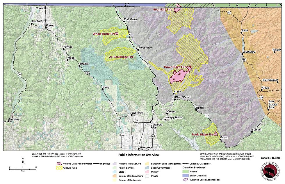 Glacier National Park &#8211; Wildfire Updates 9-14-18 10:30am