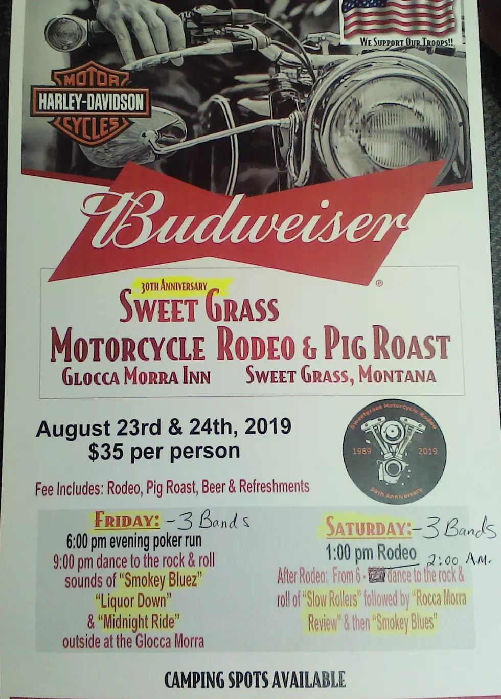 Sweet Grass Motorcycle Rodeo