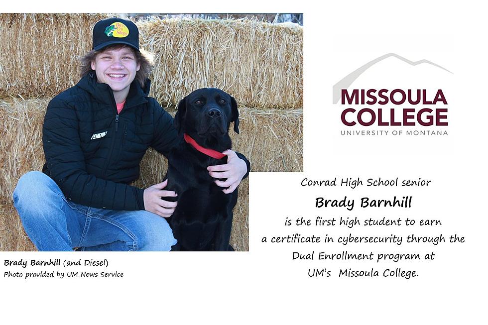 Conrad High School’s Brady Barnhill Studies Cybersecurity With UM Early College Program