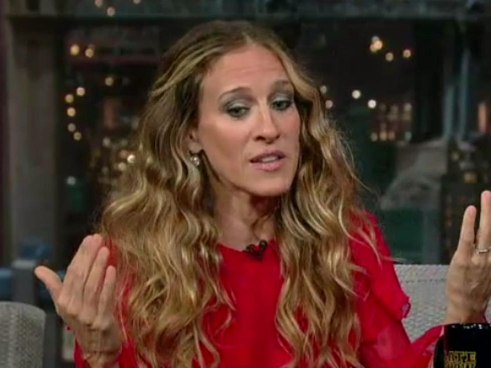 Sarah Jessica Parker Tells Awkward, Rambling Story on Letterman [VIDEO]