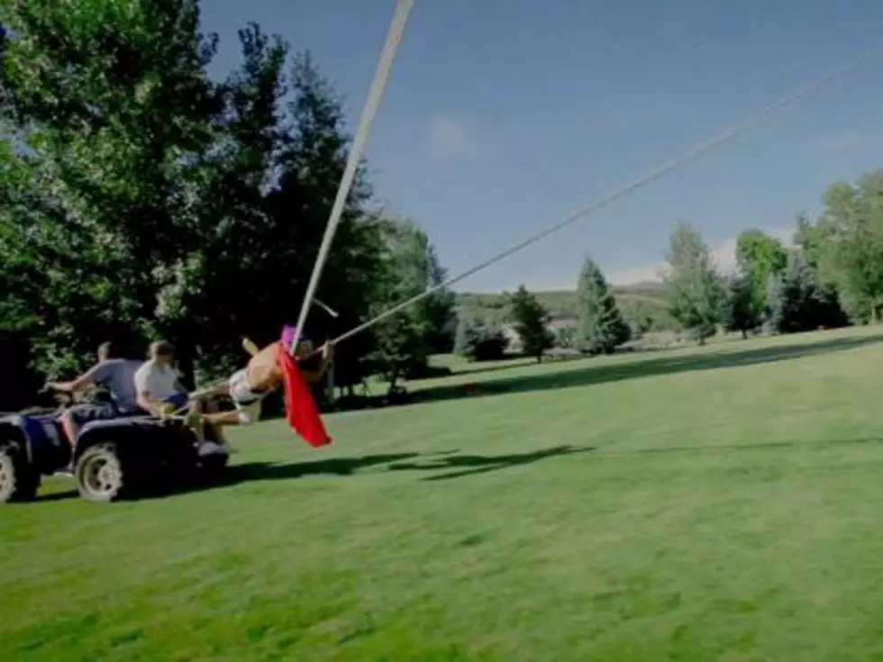 Giant Human Slingshot Looks Like Fun [VIDEO]