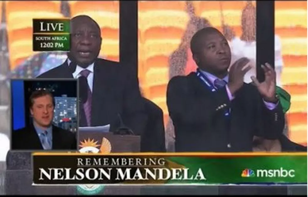Sign Language Interpreter Translates Mandela Memorial Imposter [VIDEO]