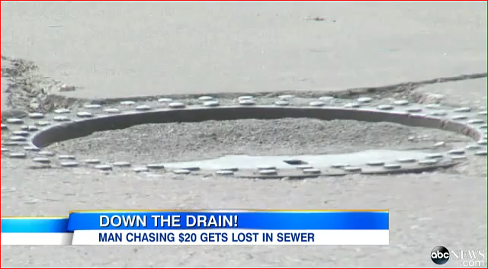 Oklahoma Man Chasing $20 Gets Stuck in Storm Drain 2 Days