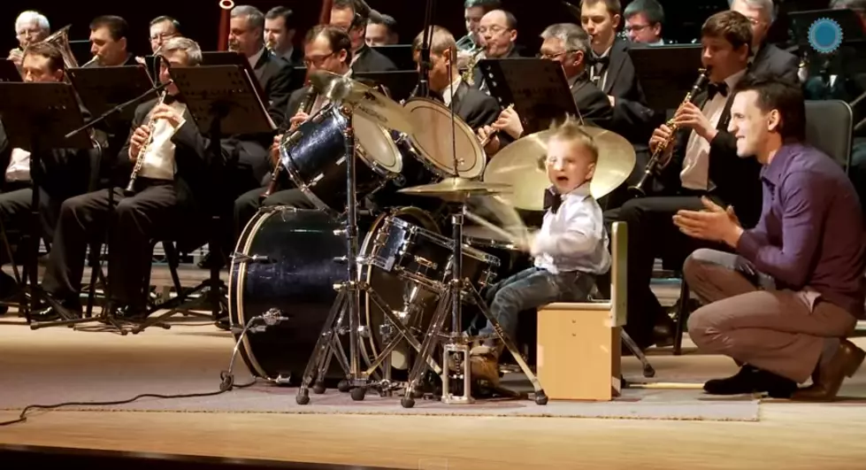 Watch This Amazing 3-year-old Drummer