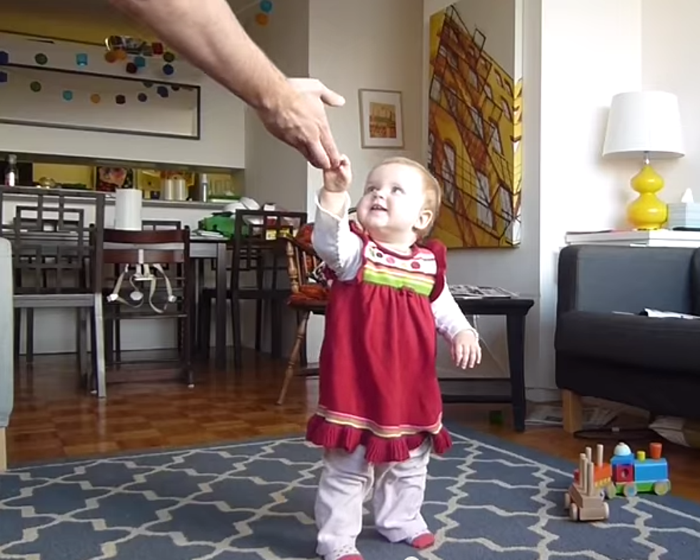 Time Lapse Of Baby Struggling and Learning To Walk [VIDEO]