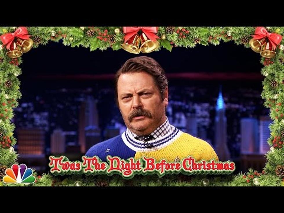 Nick Offerman Reads A Condensed Version Of ‘Twas The Night Before Christmas’ [VIDEO]