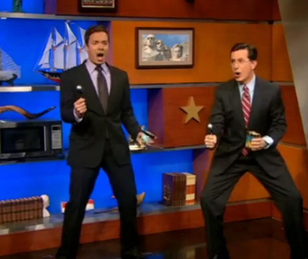 Fallon And Colbert Battle Over Ice Cream