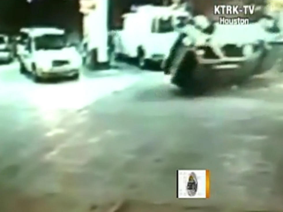 Horrific Gas Station Car Crash Captured on Security Camera [VIDEO]