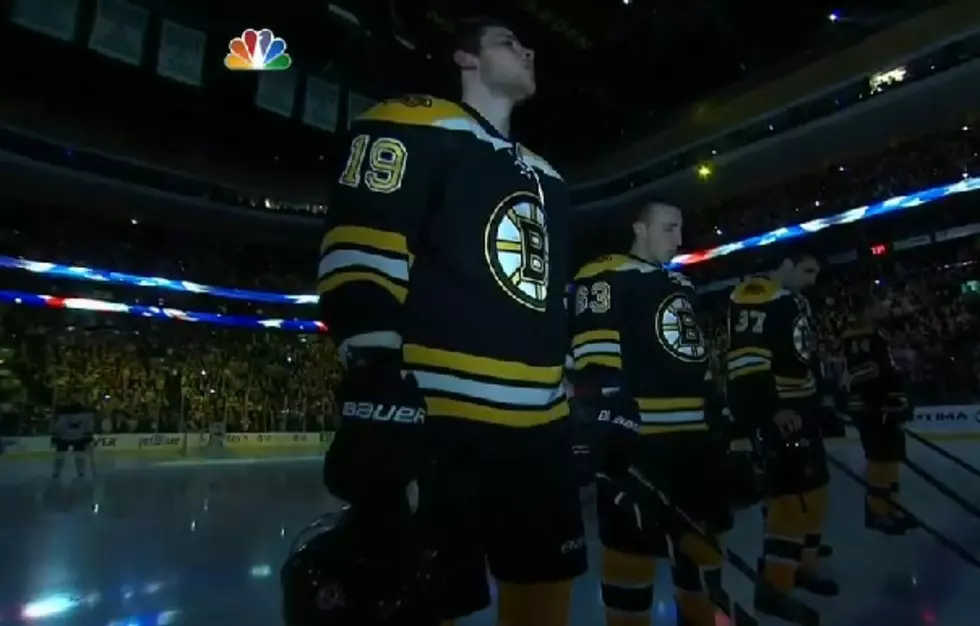 Boston Fans Take Over National Anthem At First Bruins Home Game Since The Bombings [VIDEO]