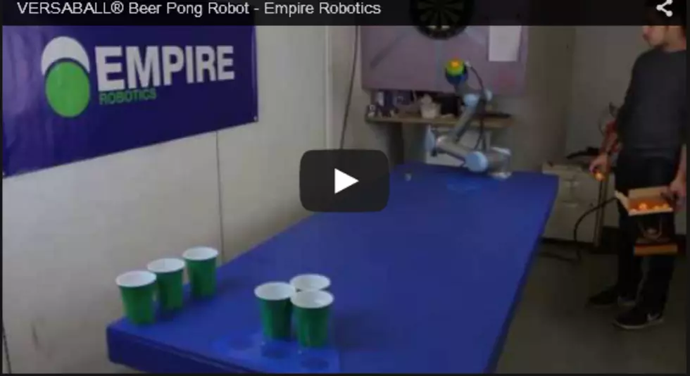 Prepare To Get Drunk If You Ever Come Across This Beer Pong-Dominating Robot [VIDEO]